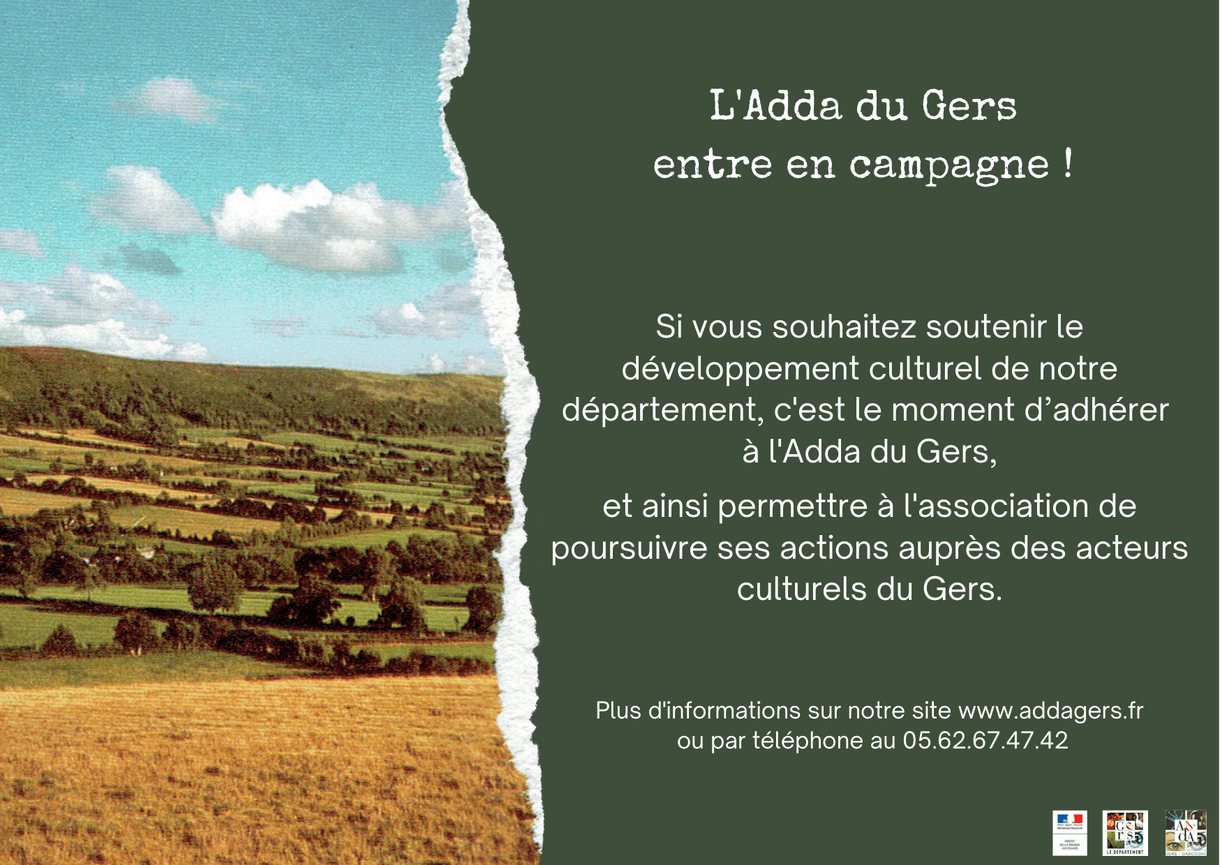 L&rsquo;Adda du Gers entre en campagne !